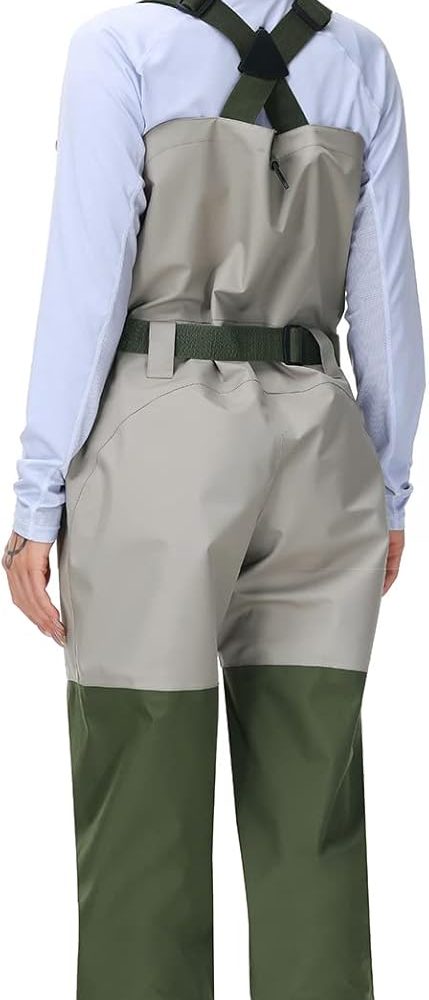 BASSDASH IMMERSE Women’s Breathable Stocking Foot Fishing Waders Waterproof Lightweight Chest Wader - Image 2
